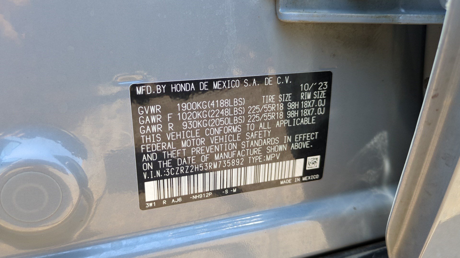 Certified Used 2024 Urban Gray Honda Sport image 32