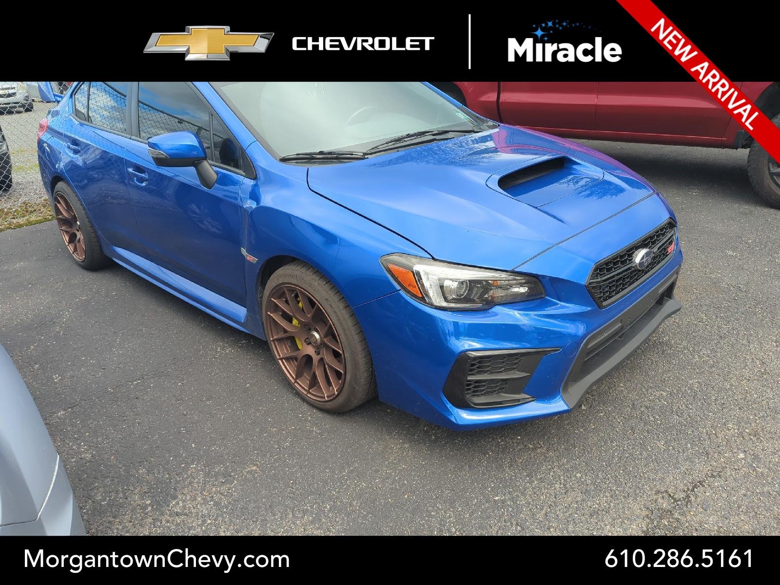 Used 2020 WR Blue Pearl Subaru STI image 1