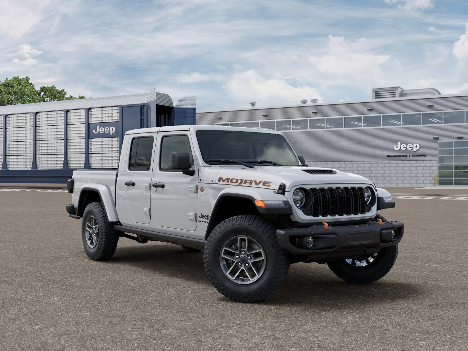 New 2026 Bright White Clear-Coat Exterior Paint Jeep Mojave image 5