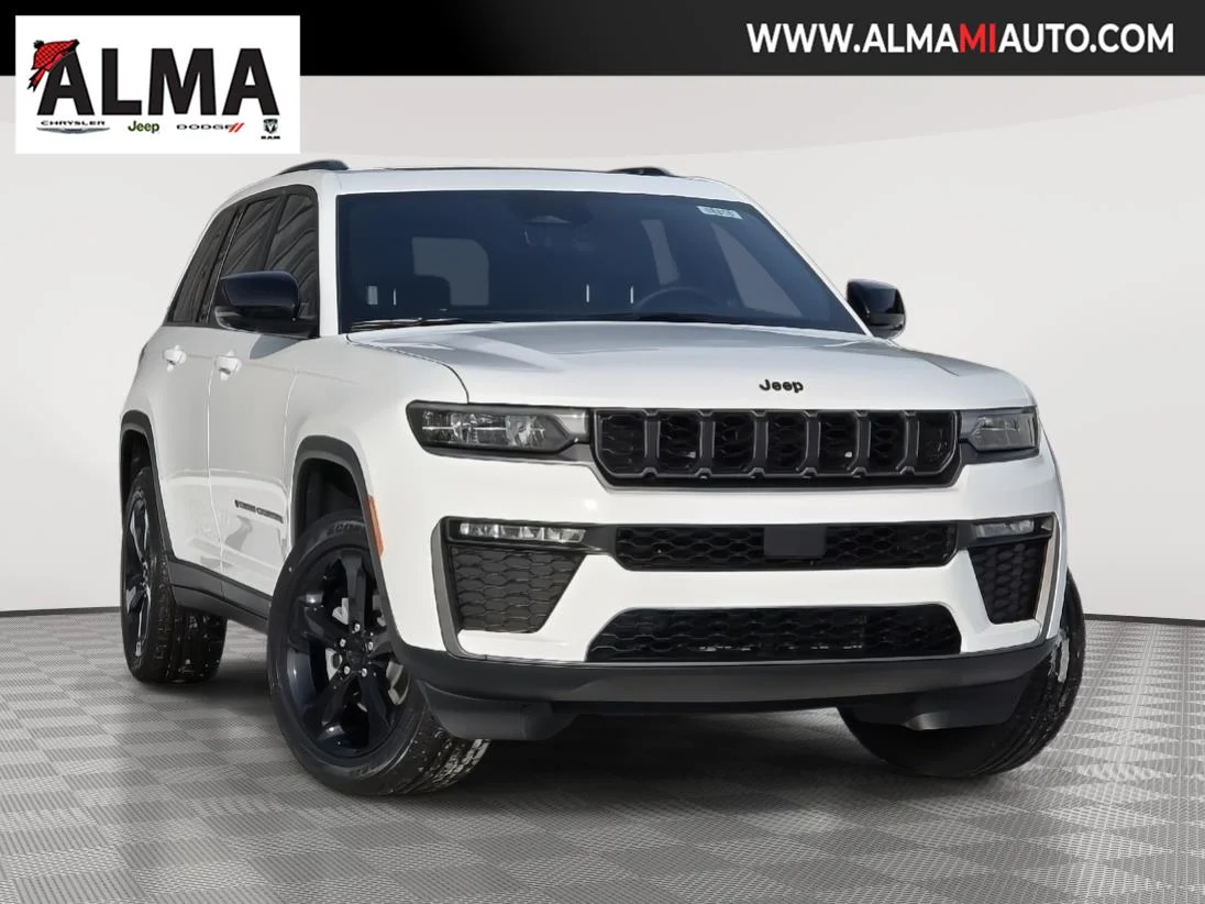New 2026 Bright White Clear-Coat Exterior Paint Jeep Limited image 1