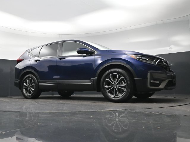 Certified Used 2021 Obsidian Blue Pearl Honda HYBRID EX image 34