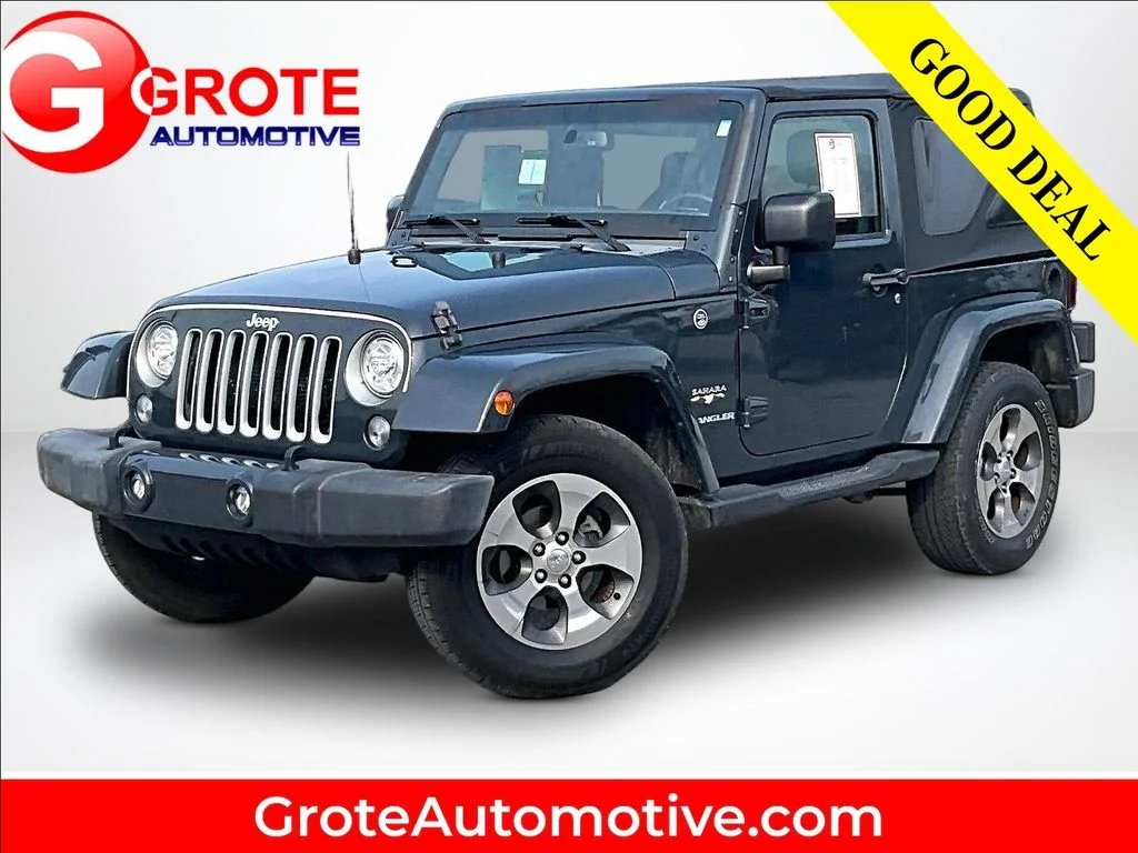 Used 2017 Black Jeep Sahara image 1