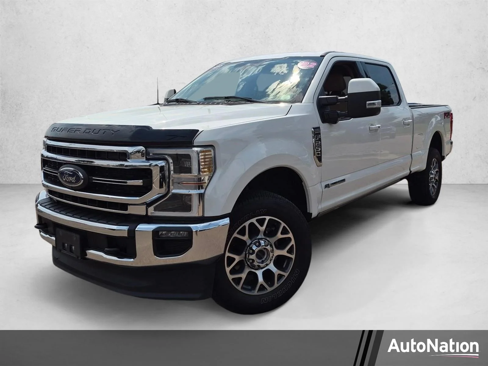 Certified Used 2022 Star White Metallic Tri-Coat Ford LARIAT image 1
