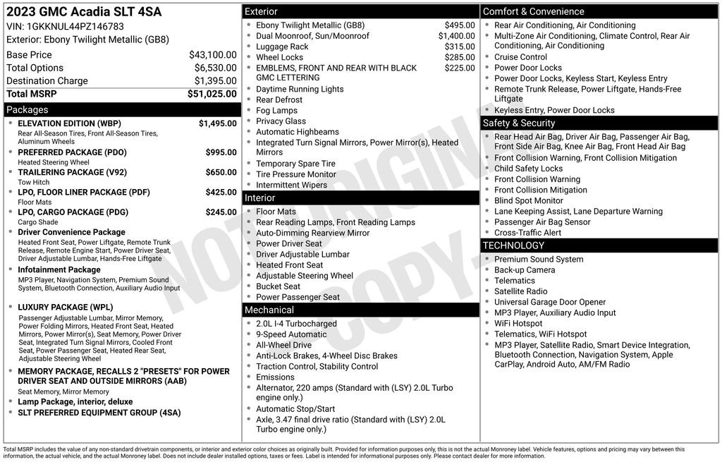 Certified Used 2023 Black GMC SLT image 28