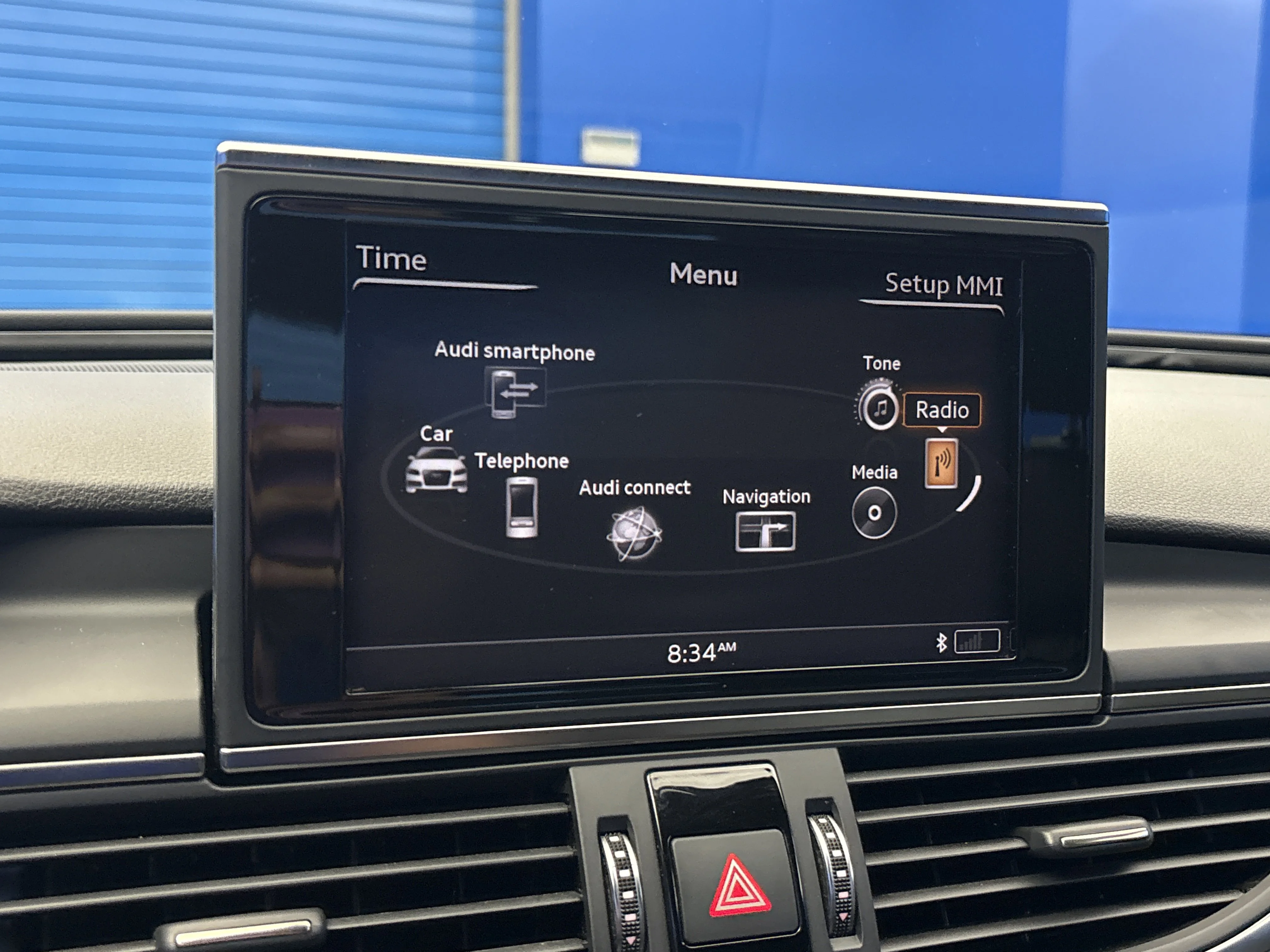 Used 2018 Moonlight Blue Metallic Audi Premium image 18