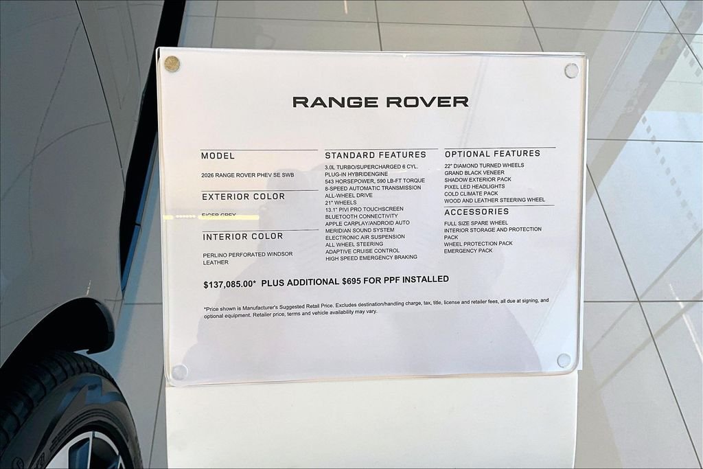 New 2026 Gray Land Rover SE image 11