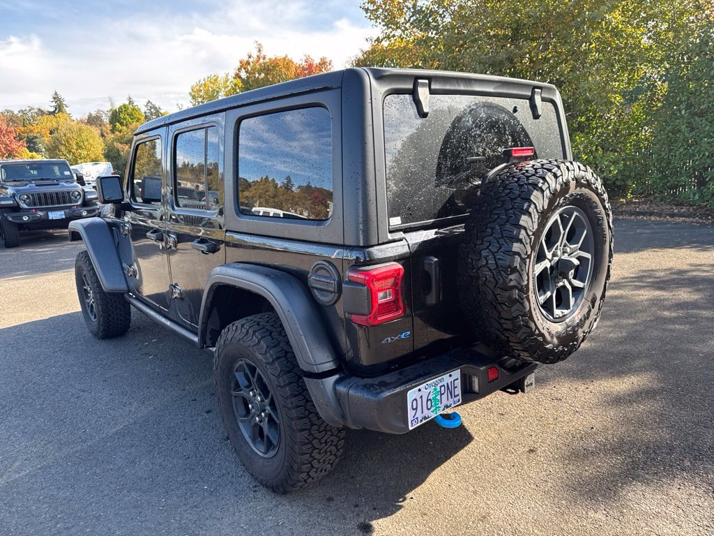 Used 2024 Black Clearcoat Jeep Willys 4xe image 7