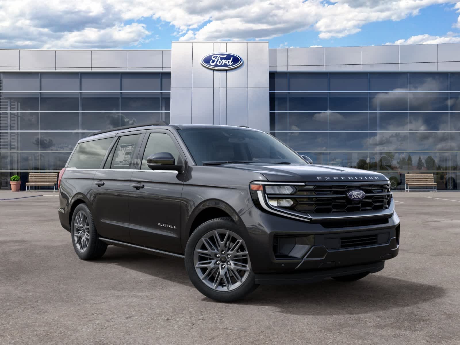 New 2027 Dark Matter Gray Metallic Ford Platinum image 4