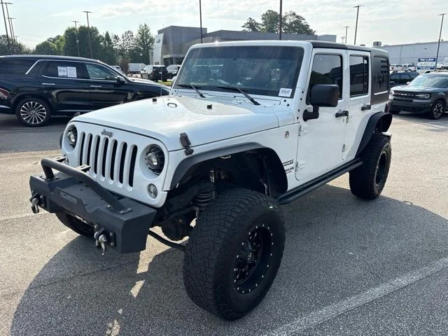 Used 2017 White Jeep Unlimited Sport image 2