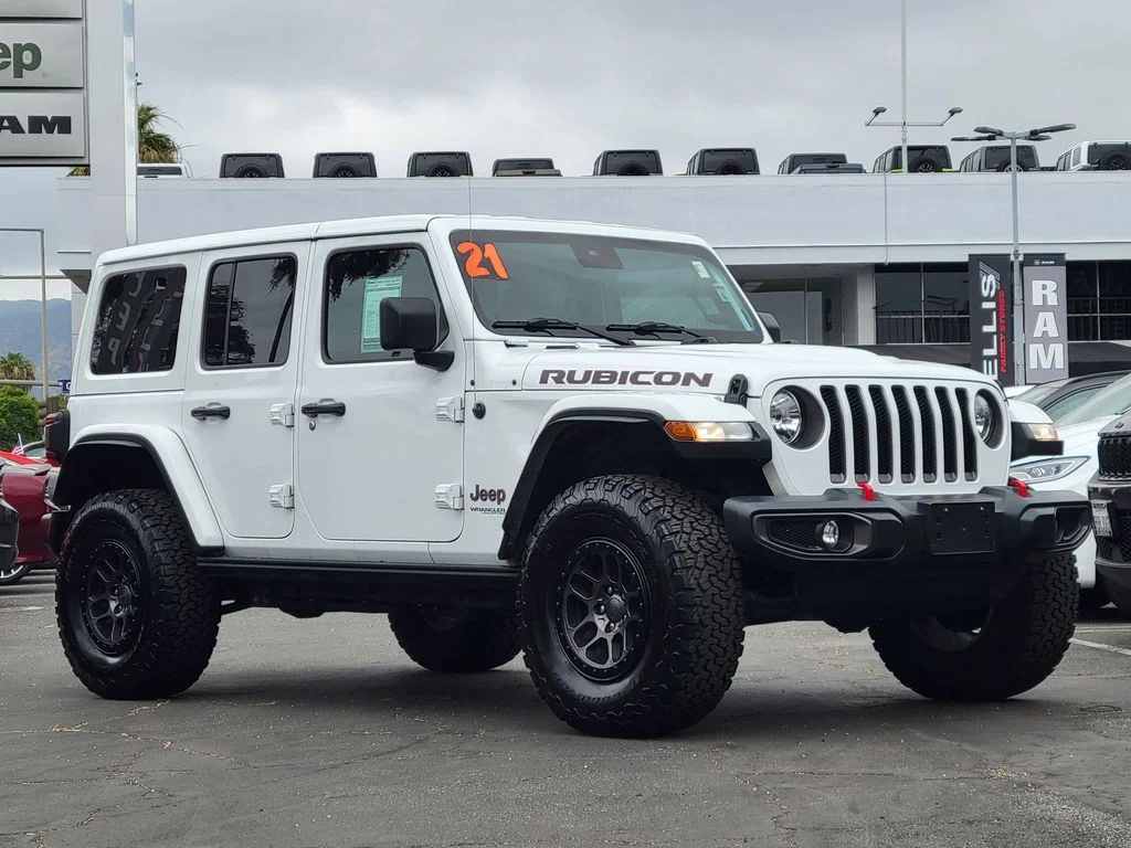 Used 2021 White Jeep Unlimited Rubicon image 36