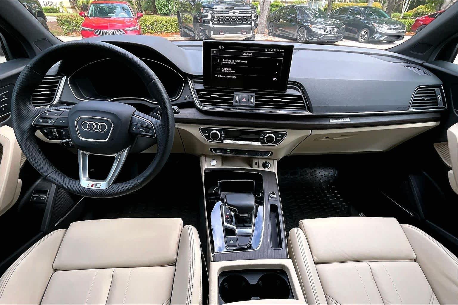 Used 2025 Glacier White Metallic Audi S line Premium Plus image 16