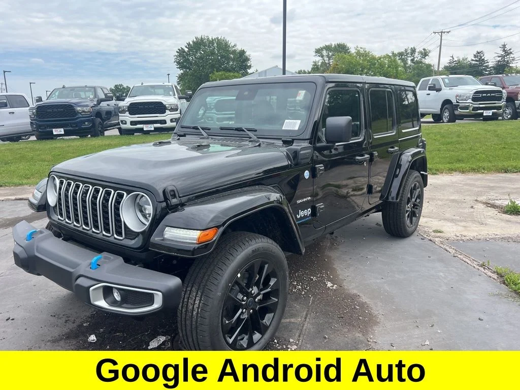 New 2024 Black Clear-Coat Exterior Paint Jeep Sahara 4xe image 8