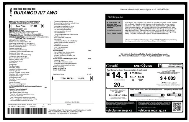 Certified Used 2024 Black Dodge R/T Plus image 3