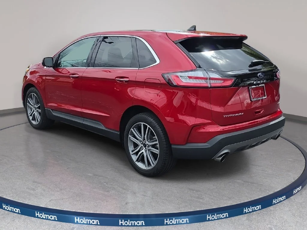 Certified Used 2023 Rapid Red Metallic Tinted Clearcoat Ford Titanium image 7