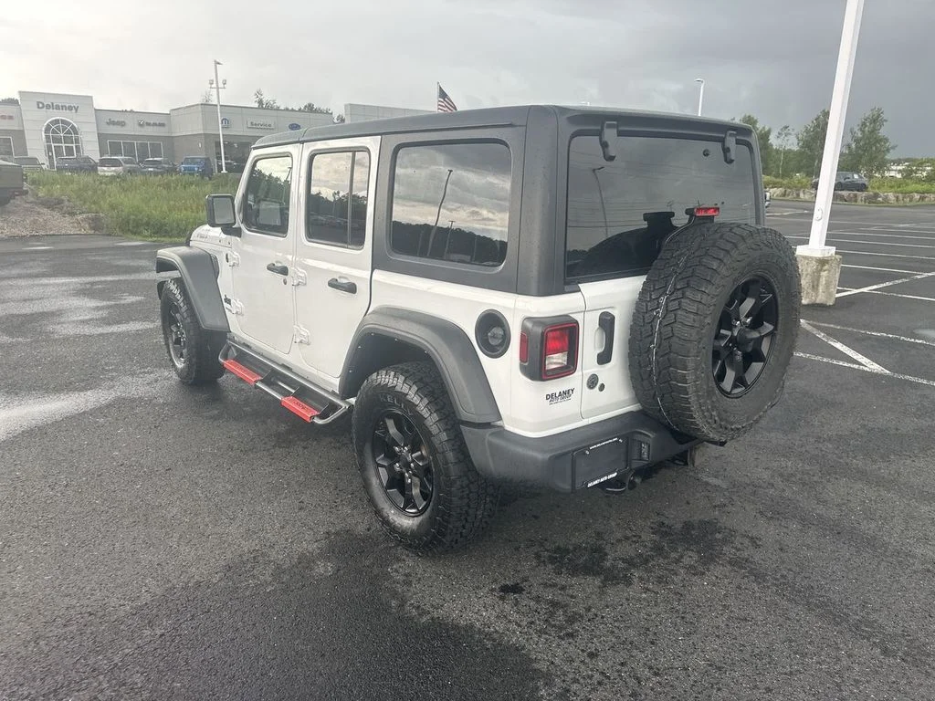 Used 2021 White Jeep Unlimited Willys image 6