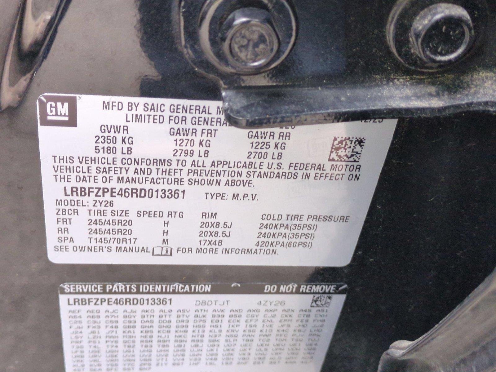 Used 2024 Ebony Twilight Metallic Buick Sport Touring image 42