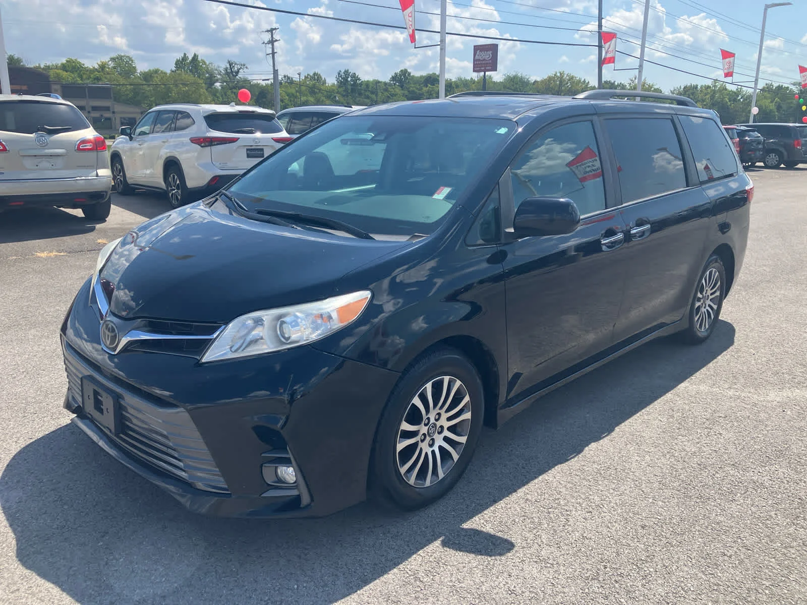 Used 2020 Midnight Black Metallic Toyota XLE image 3