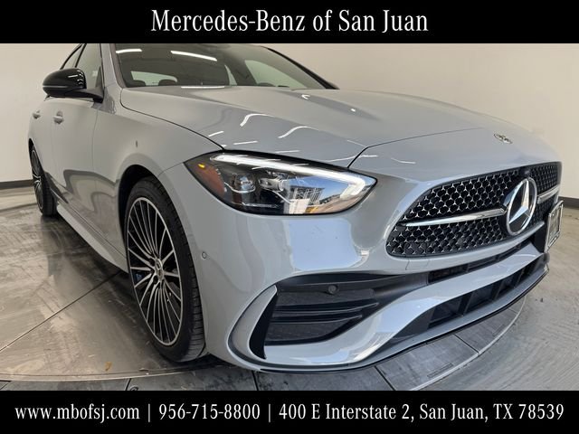 Certified Used 2025 Gray Mercedes-Benz C 300 image 1