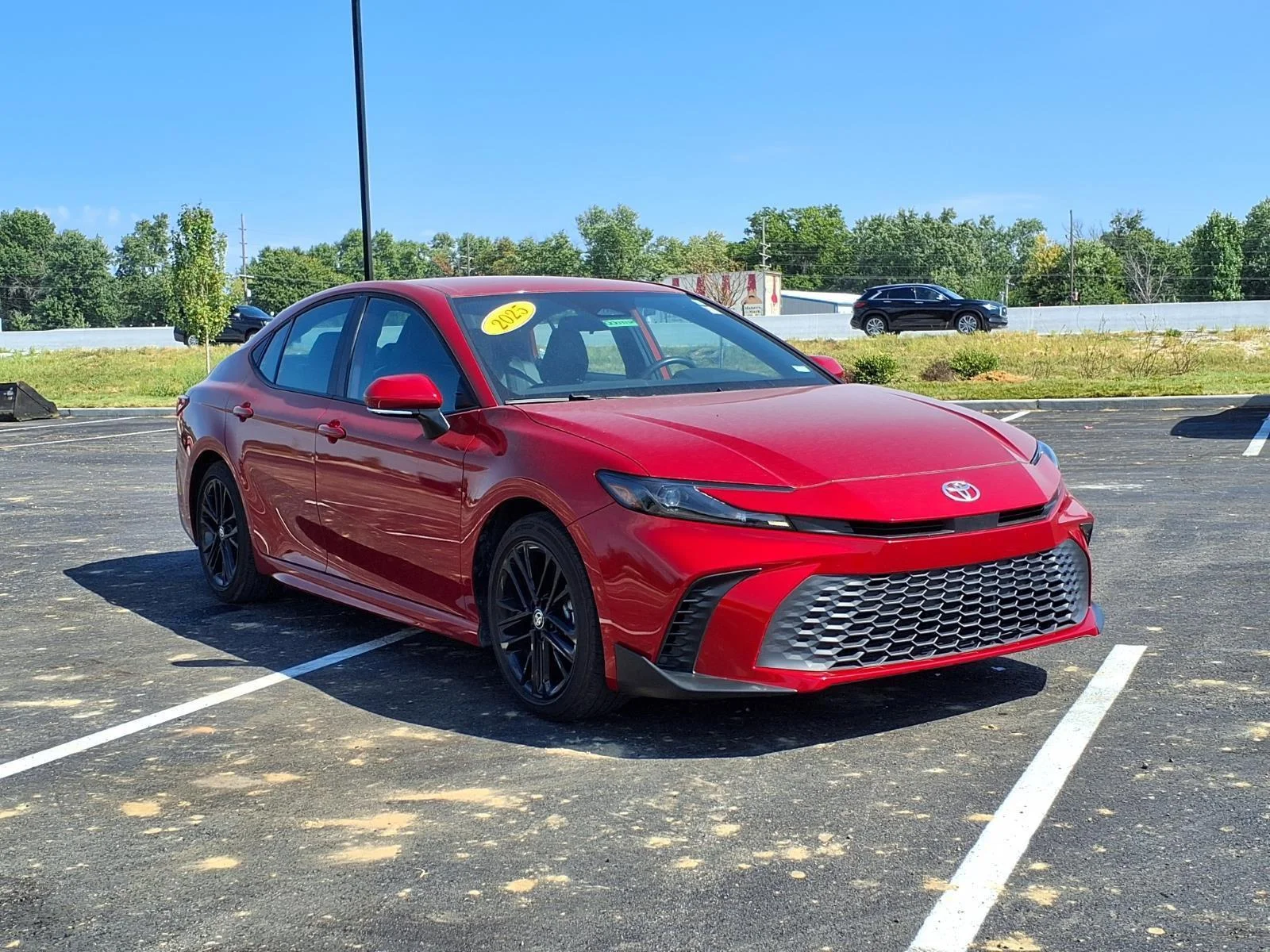 Used 2025 Supersonic Red Toyota SE image 29