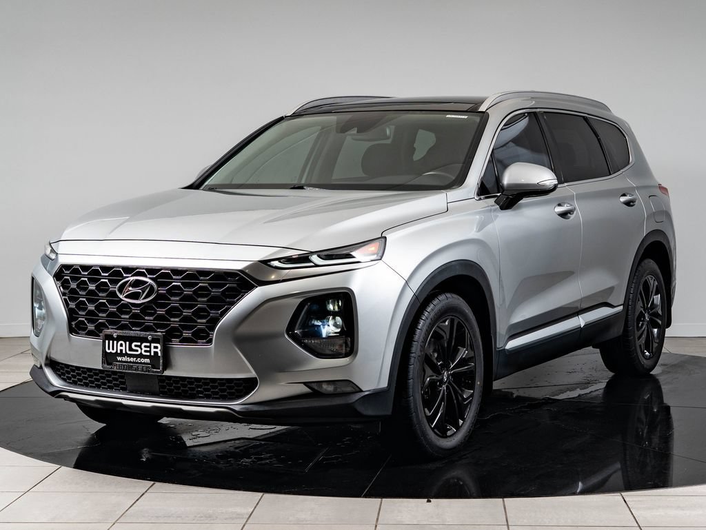Used 2020 Shimmering Silver Pearl Hyundai SEL image 1