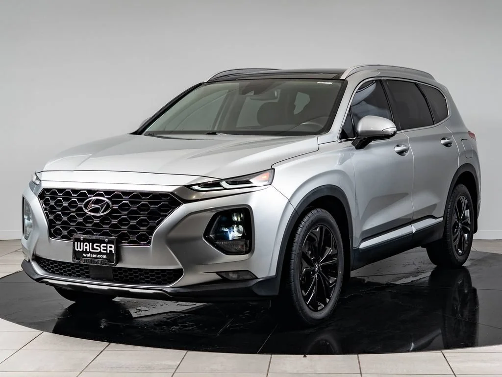 Used 2020 Shimmering Silver Pearl Hyundai SEL image 1