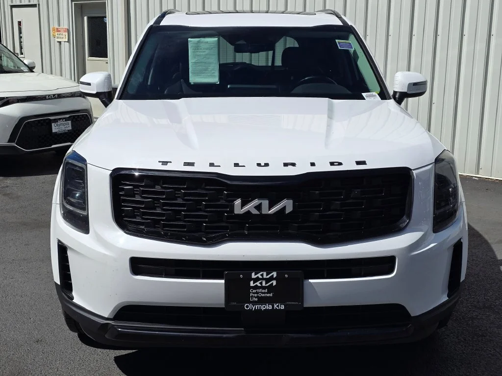 Used 2022 Glacial White Pearl Kia EX image 2