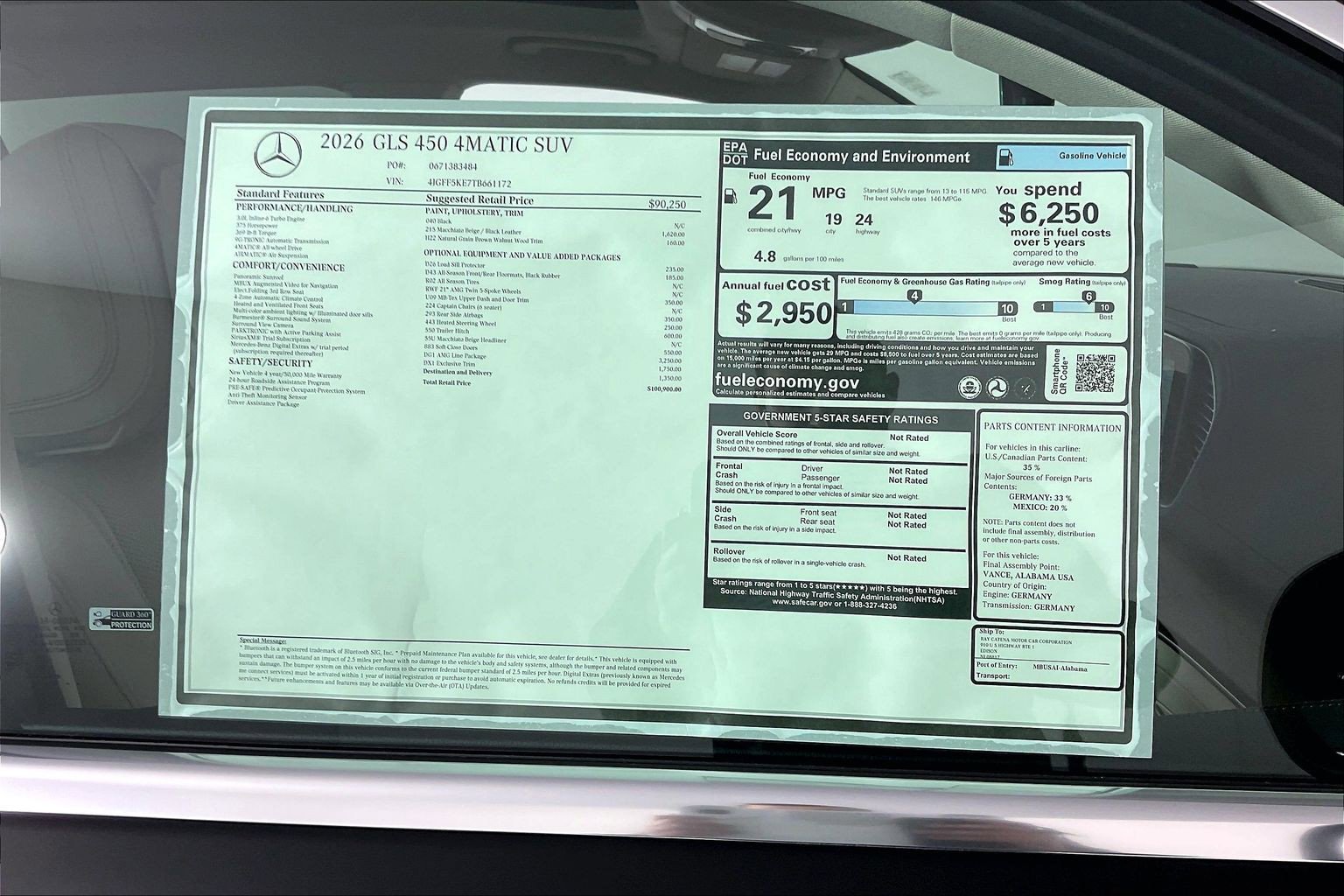 New 2026 Black Mercedes-Benz GLS 450 image 28