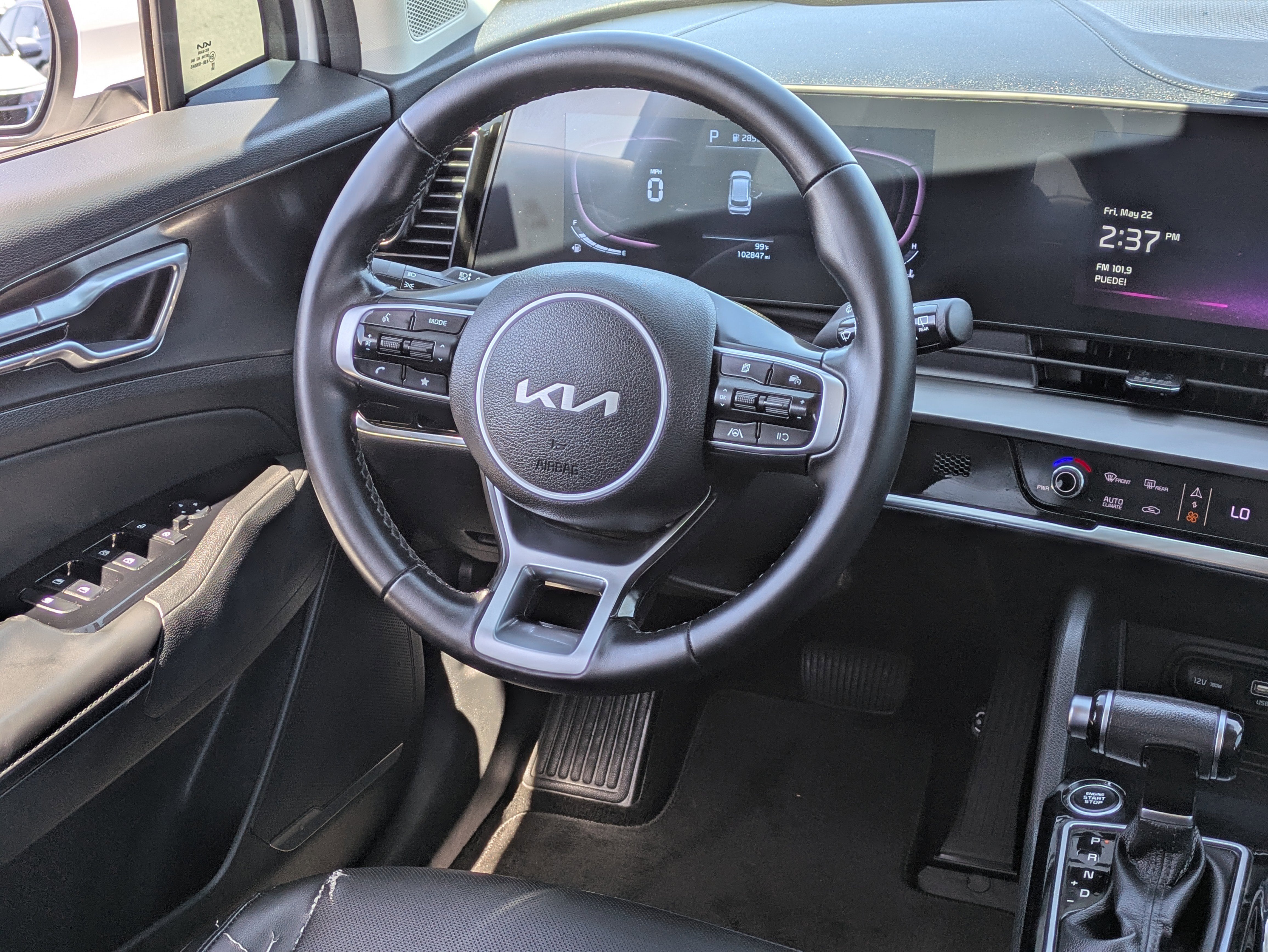 Used 2023 Glacial White Pearl Kia EX image 16