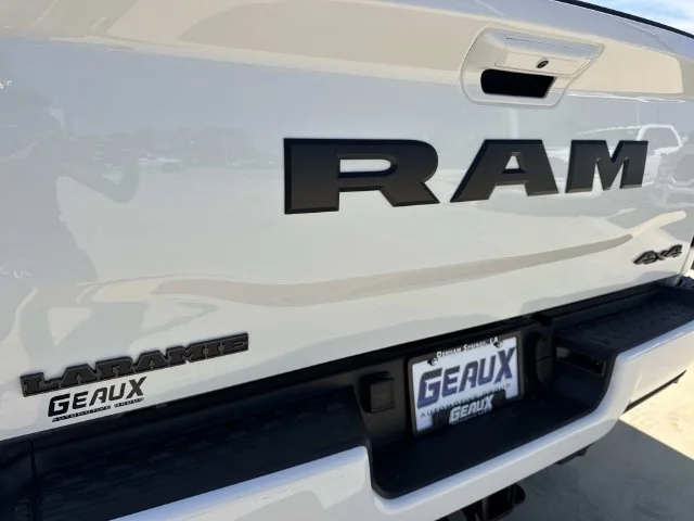 New 2027 Bright White Clear-Coat Exterior Paint RAM Laramie image 18