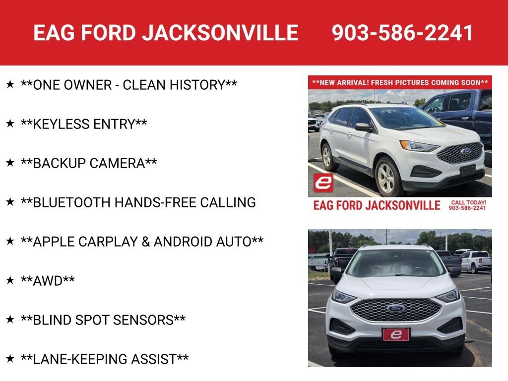 Used 2023 Oxford White Ford SE image 4