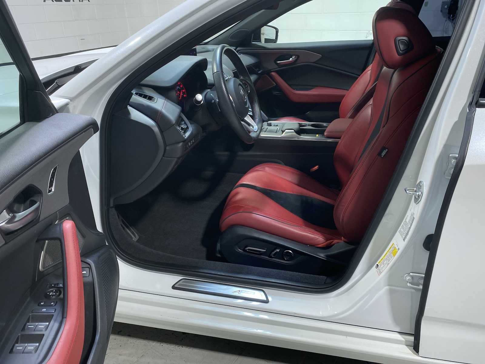 Certified Used 2023 Platinum White Pearl Acura w/A-Spec Package image 2