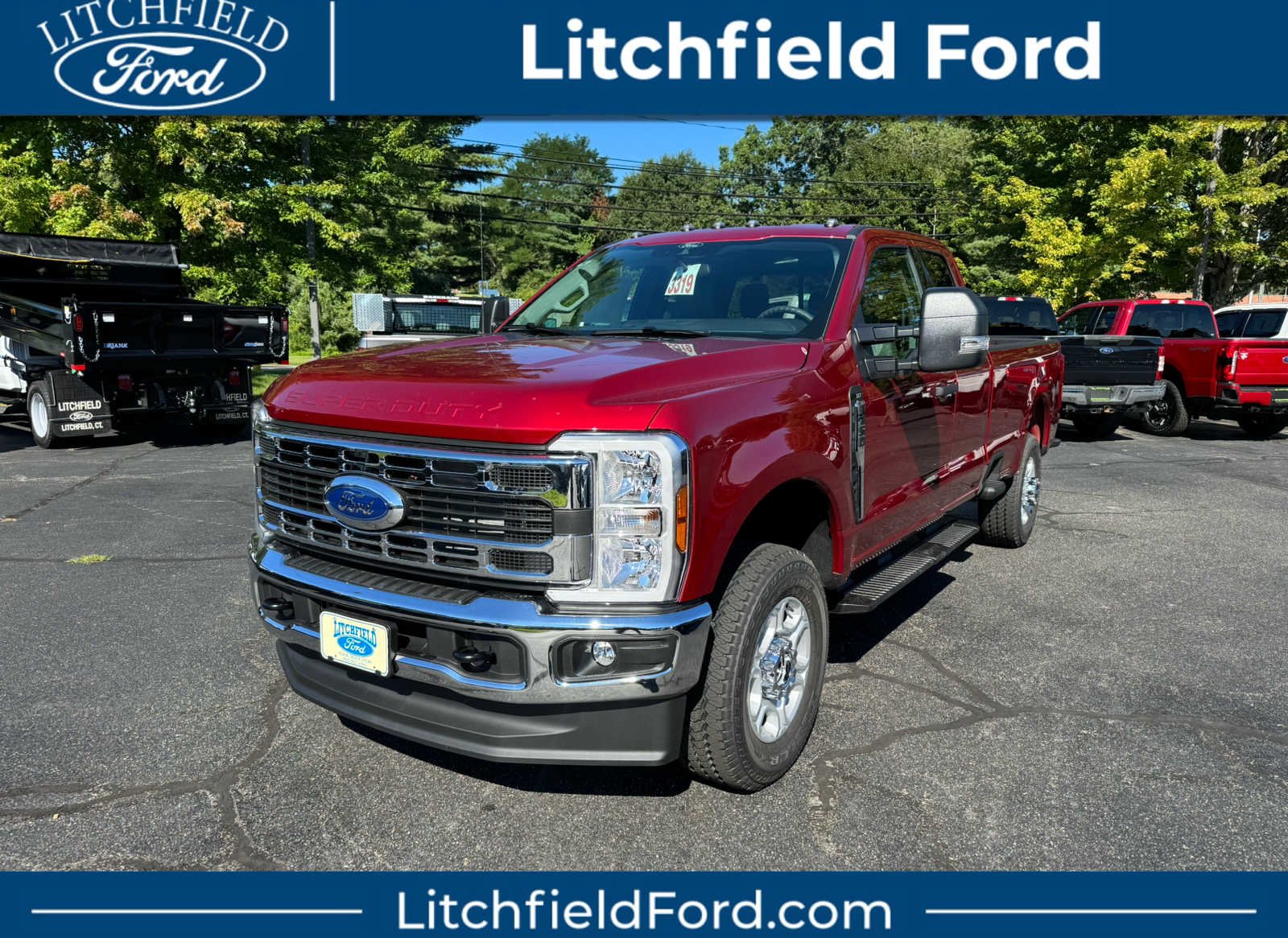 New 2026 Ruby Red Metallic Tinted Clearcoat Ford XLT image 1