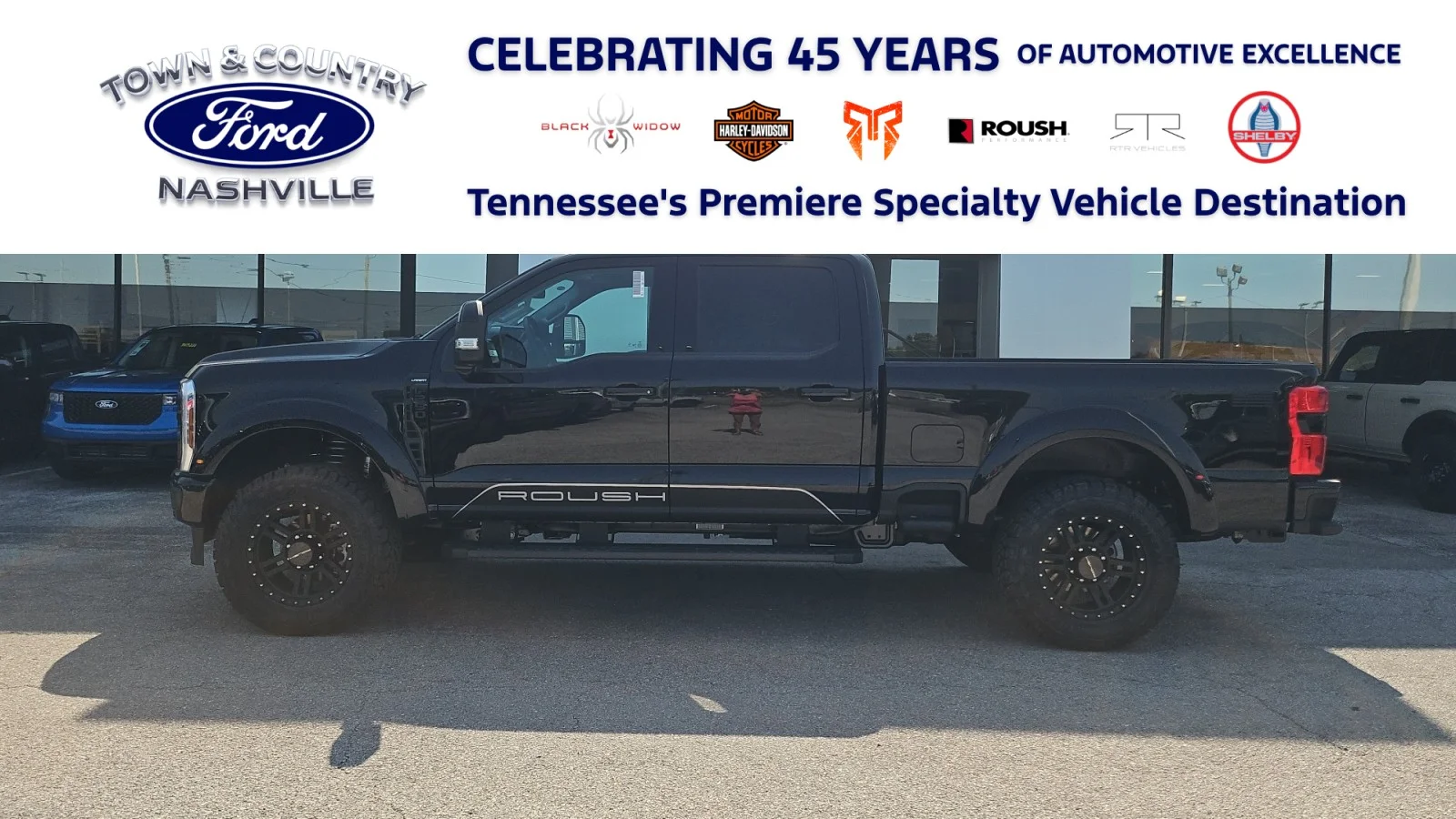 New 2026 Agate Black Metallic Ford ROUSH Super Duty 4WD image 1