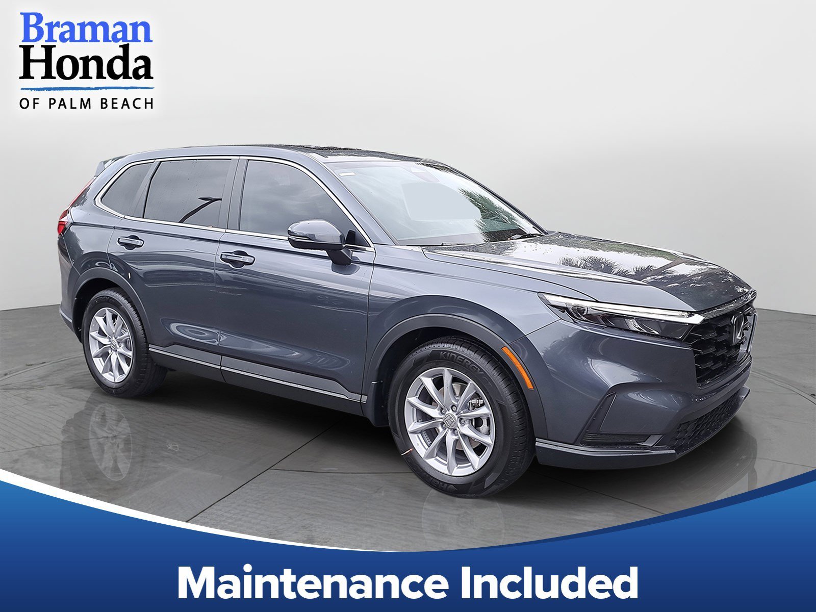 New 2026 Meteorite Gray Metallic Honda EX image 1
