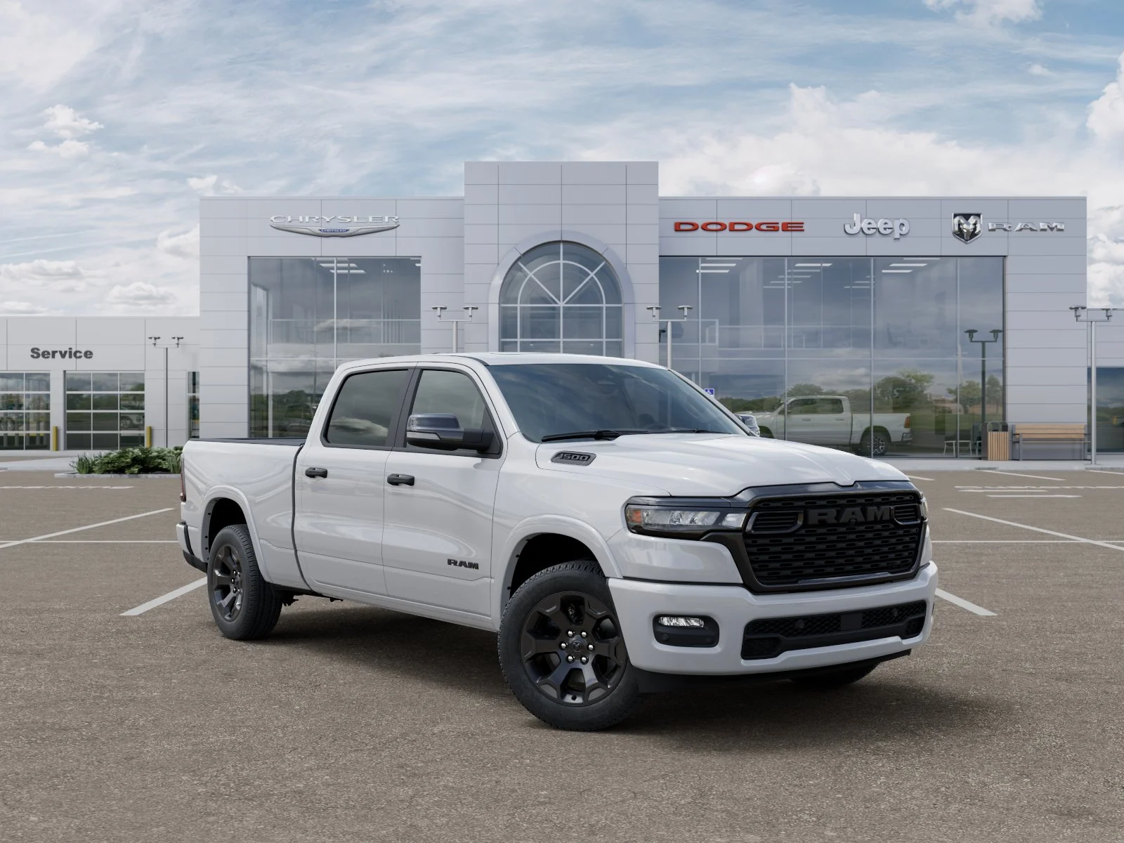 New 2026 Bright White Clear-Coat Exterior Paint RAM Big Horn/Lone Star image 33