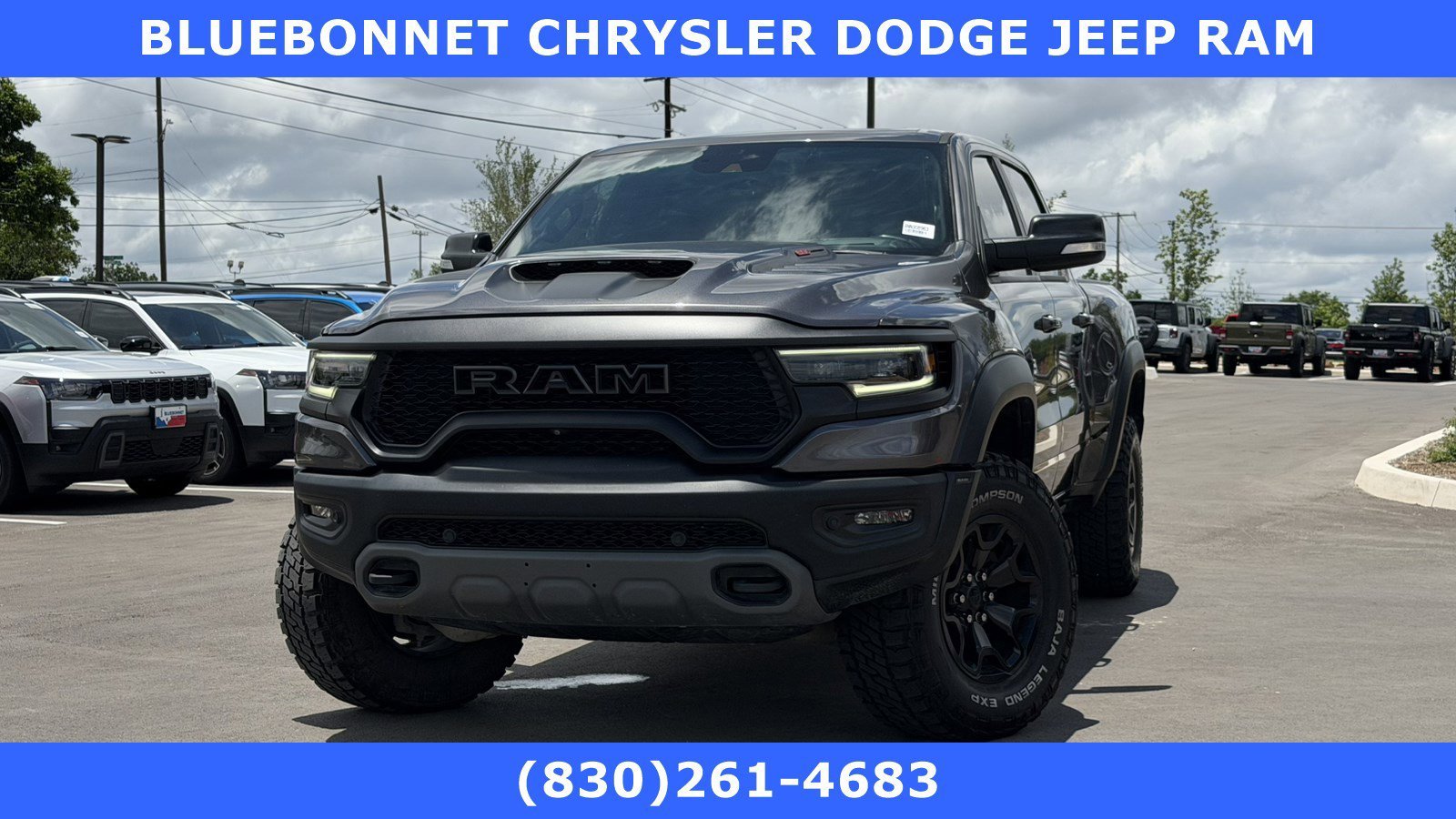 Used 2022 Granite Crystal Metallic Clearcoat Ram TRX image 1