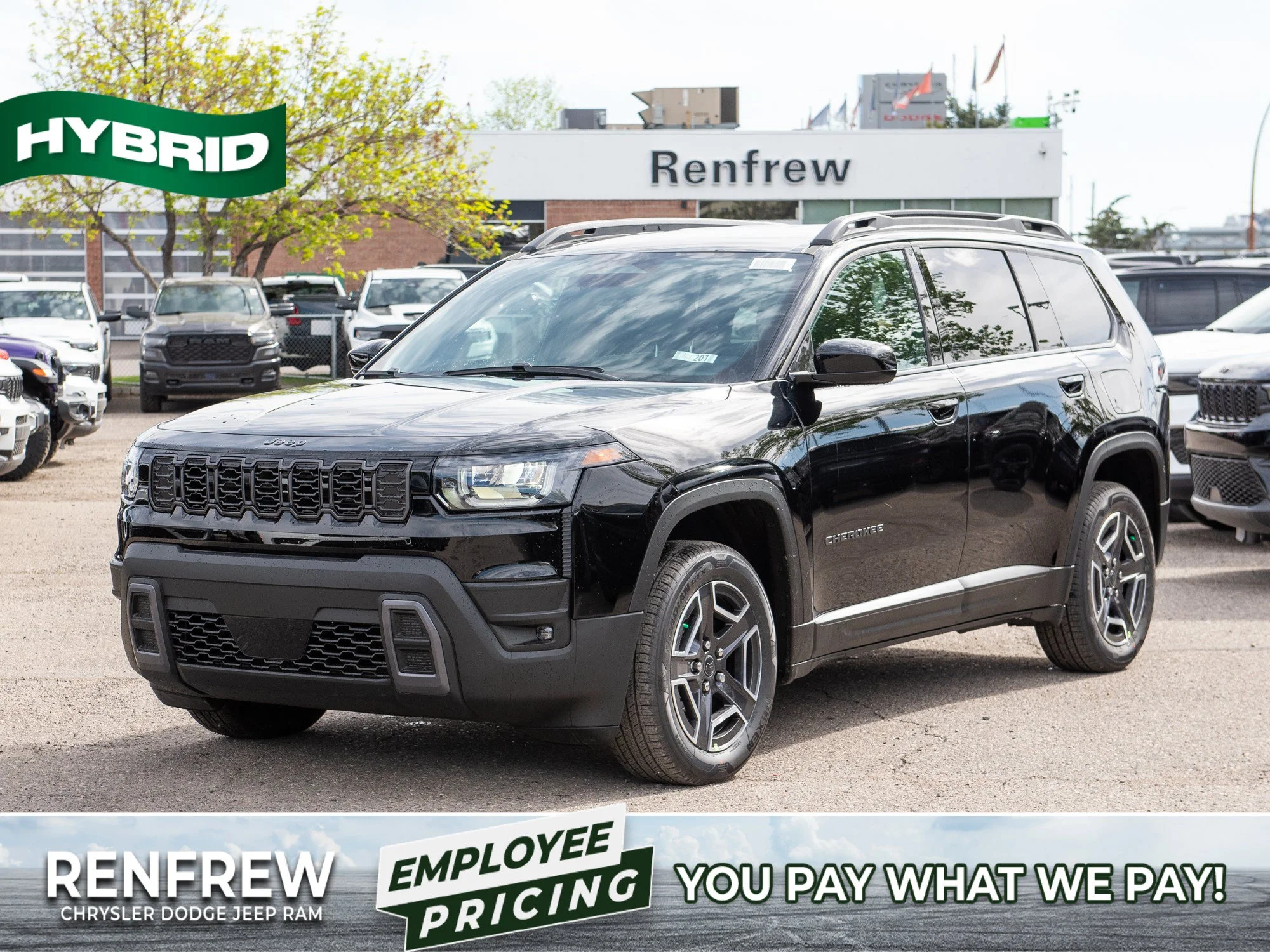 New 2026 Black Jeep Laredo * Hybrid image 1