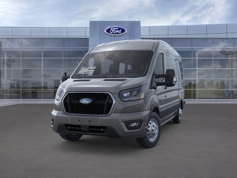New 2026 Carbonized Gray Metallic Ford Passenger Van XLT image 2