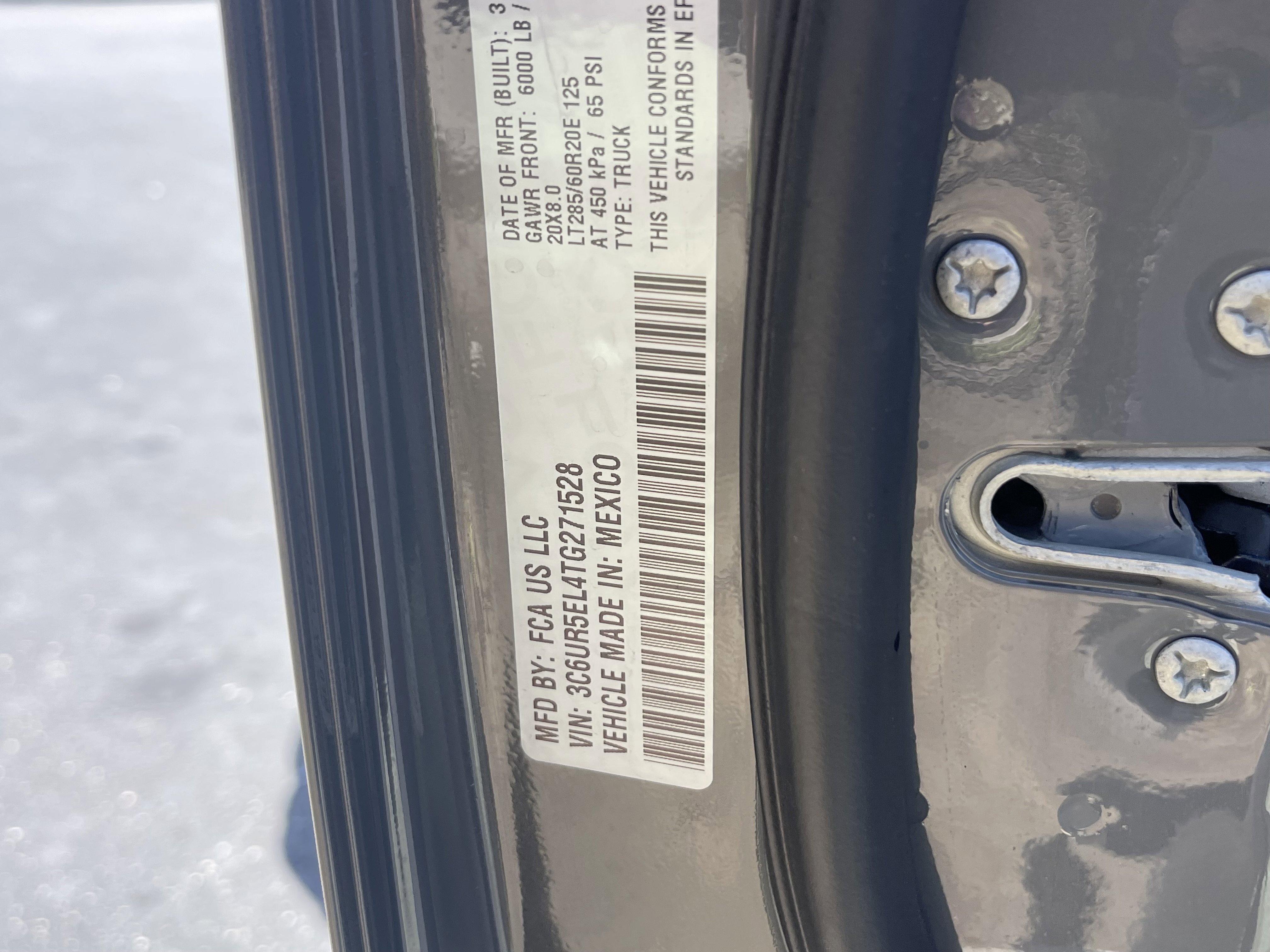 New 2026 Ceramic Gray Clear-Coat Exterior Paint RAM Rebel image 44