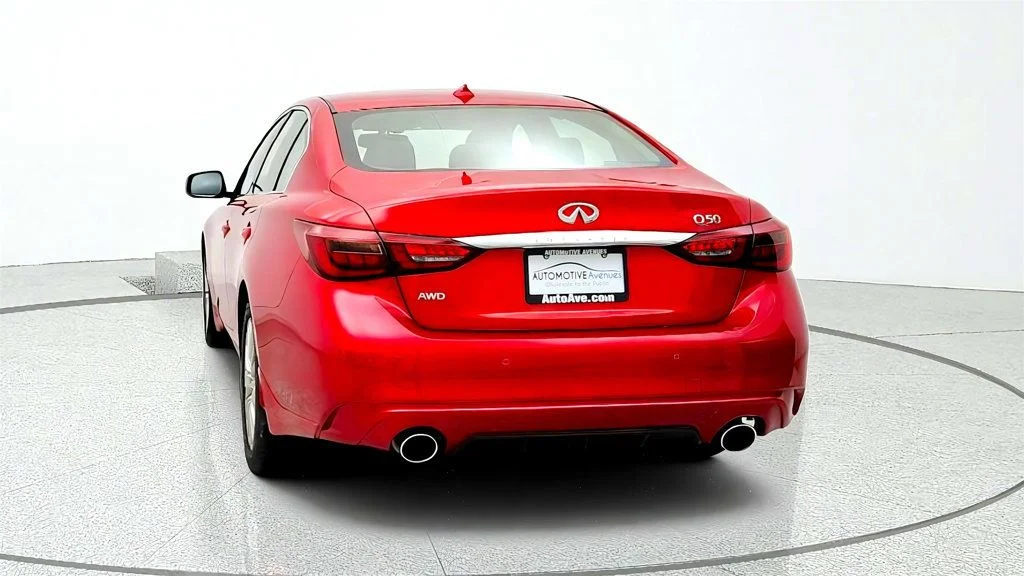 Used 2023 Dynamic Sunstone Red INFINITI LUXE AWD image 6