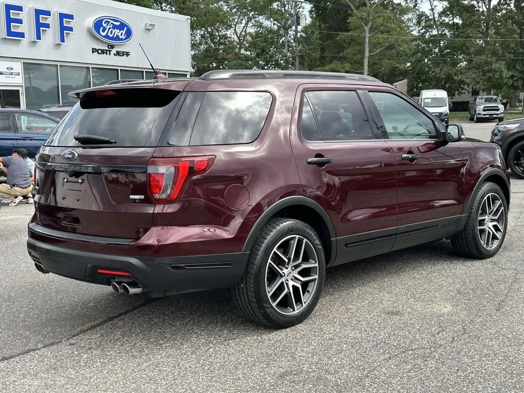 Used 2018 Burgundy Ford Sport image 5