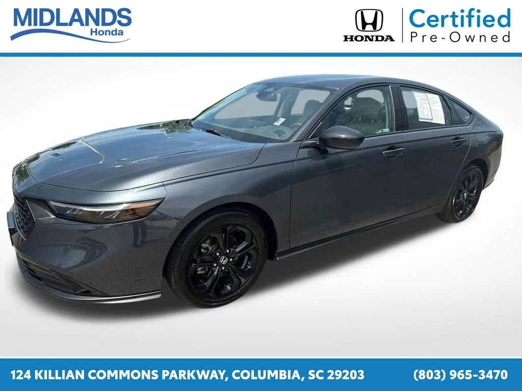 Certified Pre-Owned 2025 Honda Accord Sedan SE 4D Sedan in