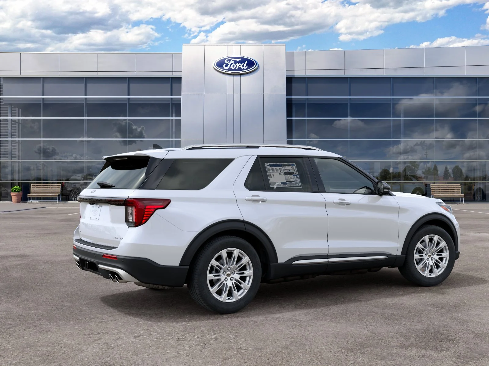 New 2027 Star White Metallic Tri-Coat Ford Platinum™ image 28