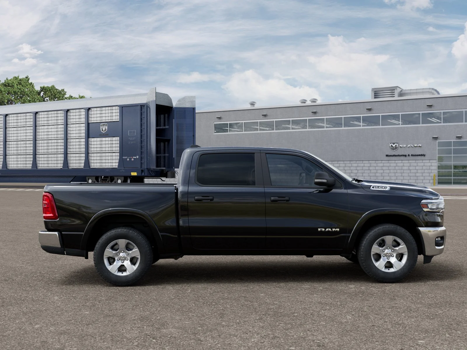New 2026 Diamond Black Crystal Pearlcoat RAM BIG HORN image 21