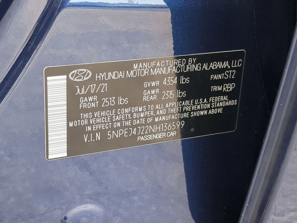 Used 2022 Blue Hyundai SEL Plus image 36
