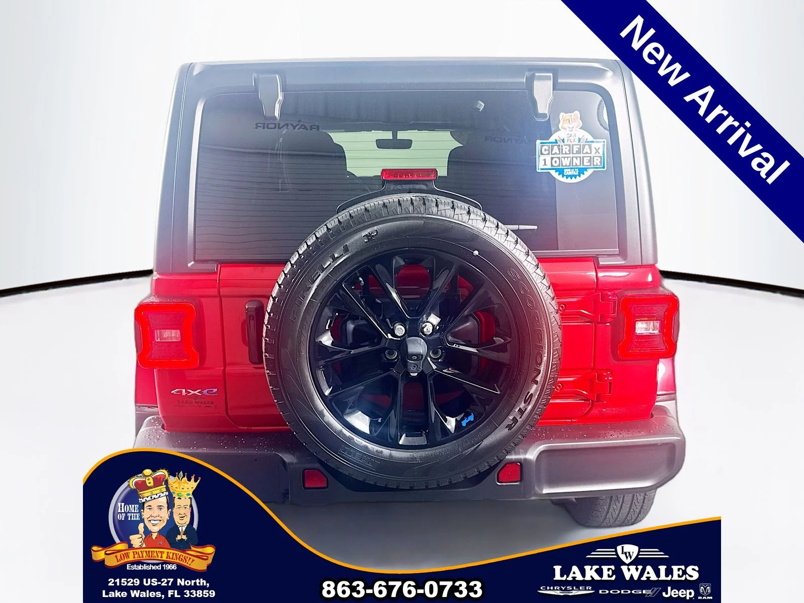 Used 2023 Red Jeep Sahara 4xe image 6