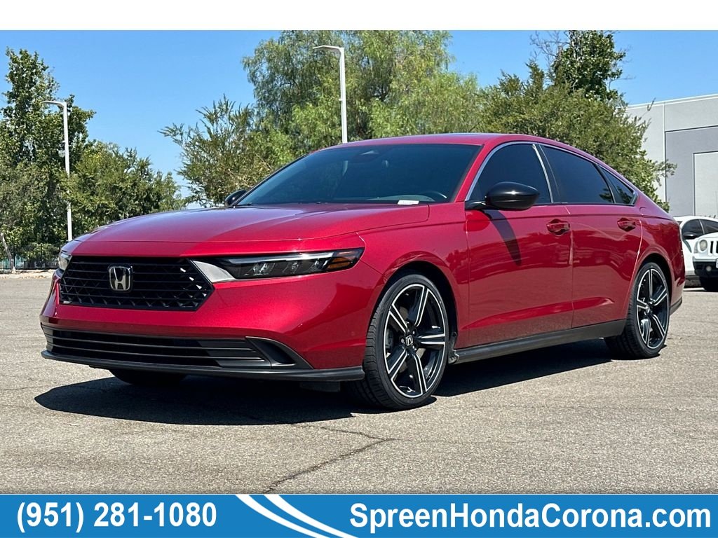 Used 2024 Radiant Red Metallic Honda Sport image 1