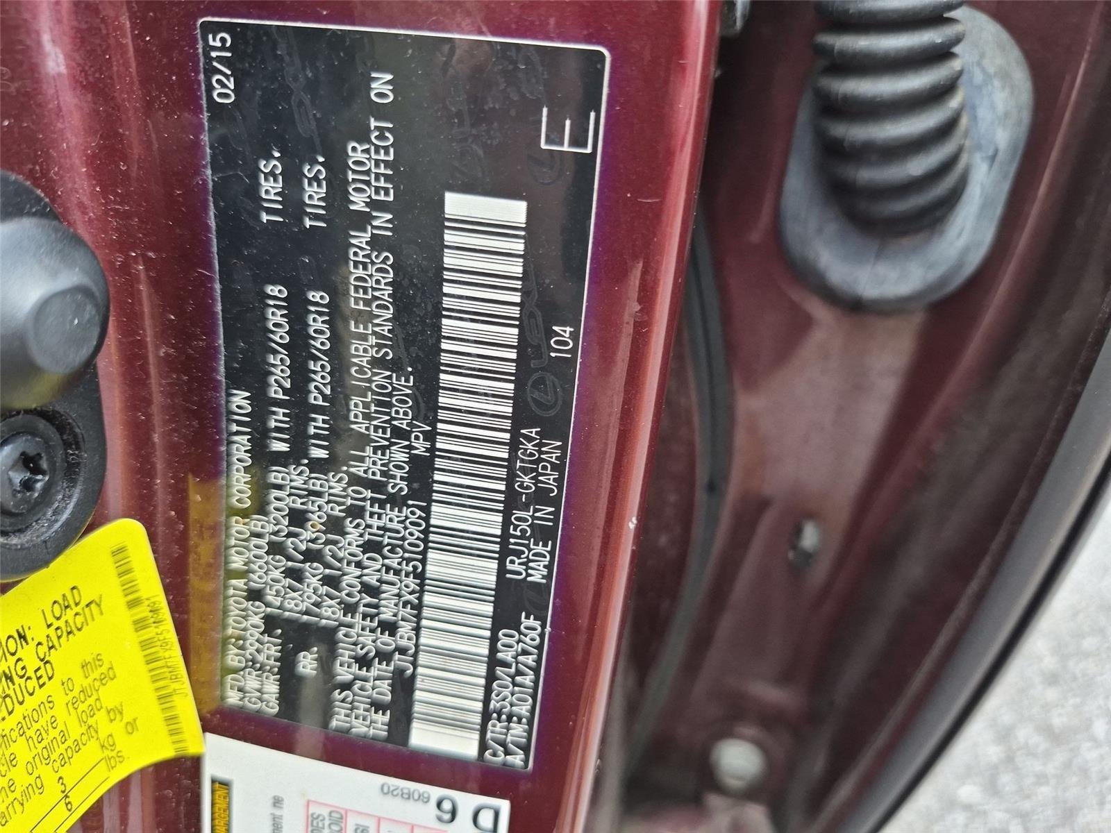 Used 2015 Claret Mica Lexus  image 41