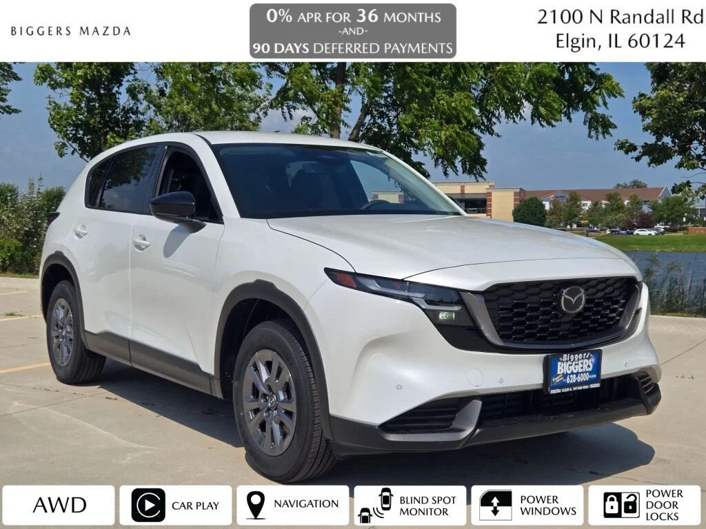 New White MAZDA CX-5 for Sale in Elgin | Biggers Mazda