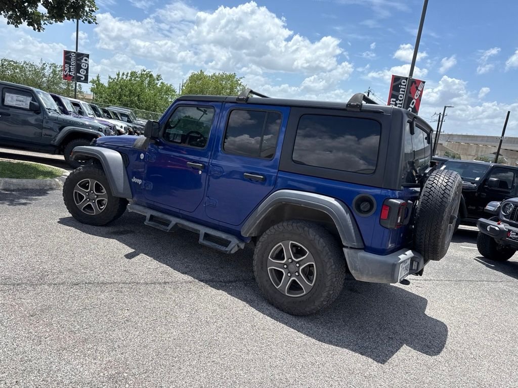 Used 2018 Blue Jeep Unlimited Sport S image 41